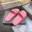 Balenciaga Embossed BB Logo Piscine Pool Slide Sandals Pink 2020