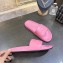 Balenciaga Embossed BB Logo Piscine Pool Slide Sandals Pink 2020