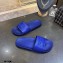 Balenciaga Embossed BB Logo Piscine Pool Slide Sandals Blue 2020