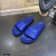 Balenciaga Embossed BB Logo Piscine Pool Slide Sandals Blue 2020