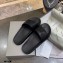 Balenciaga Embossed BB Logo Piscine Pool Slide Sandals Black 2020