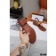 Gucci Heel 2.5cm Thong Sandals Brown with Chain 2020