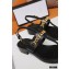 Gucci Heel 2.5cm Thong Sandals Black with Chain 2020