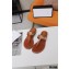 Gucci Heel 2.5cm Thong Slide Sandals Brown with Chain 2020