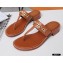 Gucci Heel 2.5cm Thong Slide Sandals Brown with Chain 2020