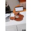 Gucci Heel 2.5cm Thong Slide Sandals Brown with Chain 2020