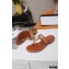 Gucci Heel 2.5cm Thong Slide Sandals Brown with Chain 2020