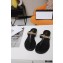 Gucci Heel 2.5cm Thong Slide Sandals Black with Chain 2020