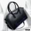 Givenchy Embroidered Logo Medium Antigona Bag Black