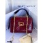 Givenchy ID Small Bag in Aged Leather Burgundy 2020