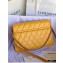 Givenchy Medium GV3 Bag in Diamond Quilted Leather Yellow