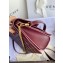 Givenchy Medium GV3 Bag in Diamond Quilted Leather Burgundy