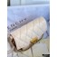 Givenchy Small GV3 Bag in Diamond Quilted Leather Beige