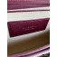 Givenchy Small GV3 Bag in Diamond Quilted Leather Burgundy