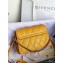 Givenchy Small GV3 Bag in Diamond Quilted Leather Yellow