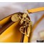 Givenchy Small GV3 Bag in Diamond Quilted Leather Yellow
