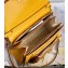 Givenchy Small GV3 Bag in Diamond Quilted Leather Yellow