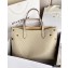 Givenchy Medium BOND Shopper Tote Bag in GIVENCHY Chain Embossed Leather Creamy 2020