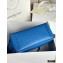 Givenchy Medium BOND Shopper Tote Bag in GIVENCHY Chain Embossed Leather Blue 2020