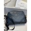 Givenchy ID Xbody Shoulder Bag in Crackling Leather Dark Gray 2020