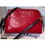 Givenchy ID Xbody Shoulder Bag in Crackling Leather Red 2020