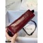 Givenchy ID Xbody Shoulder Bag in Crackling Leather Burgundy 2020