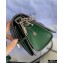 Givenchy Small GV3 Bag in Diamond Quilted Leather Green