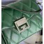 Givenchy Small GV3 Bag in Diamond Quilted Leather Green