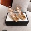Gucci Sylvie Chain Slingback Sandals Gold 2020