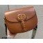 Dior Large Bobby Bag Bag in Box Calfskin Dark Tan 2020