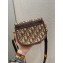 Dior Small Bobby Bag Bag in Oblique Jacquard Brown 2020