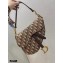 Dior Saddle Bag in Oblique Jacquard Brown