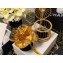 Chanel Lambskin Enamel and Strass Birdcage Evening Bag AS1941 Gold/Black 2020