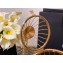 Chanel Lambskin Enamel and Strass Birdcage Evening Bag AS1941 Gold/Beige 2020