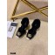 Gucci Shearling Leather Platform 10cm Espadrilles Sandals Black 2020