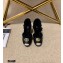 Gucci Shearling Leather Platform 10cm Espadrilles Sandals Black/Red 2020