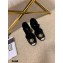 Gucci Shearling Leather Platform 10cm Espadrilles Sandals Black/Red 2020