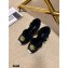 Gucci Shearling Leather Platform 10cm Espadrilles Sandals Black/Red 2020