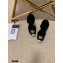 Gucci Shearling Leather Platform 10cm Espadrilles Sandals Black/Red 2020