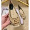 Gucci GG Matelassé Canvas Espadrilles Beige 2021