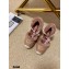Gucci Shearling Leather Platform 10cm Espadrilles Sandals Dusty Pink 2020