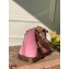 Louis Vuitton Metallic Monogram Vernis Alma BB Bag M90583 Pale Pink 2020