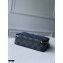 Louis Vuitton Alpha Wearable Wallet N60414 Blue Damier Graphite Giant Canvas 2020