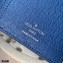 Louis Vuitton Brazza Wallet Damier Graphite Giant Canvas Blue 2020