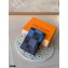 Louis Vuitton Pocket Organizer Wallet Damier Graphite Giant Canvas N40412 Blue 2020