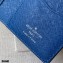 Louis Vuitton Pocket Organizer Wallet Damier Graphite Giant Canvas N40412 Blue 2020