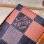 Louis Vuitton Pocket Organizer Wallet Damier Graphite Giant Canvas N40422 Orange 2020