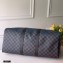 Louis Vuitton Blue Damier Graphite Giant Canvas Keepall Bandoulière 50 Bag N40410
