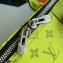 Louis Vuitton Taiga Leather and Monogram Eclipse Canvas Keepall Bandoulière 50 Bag Yellow