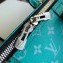 Louis Vuitton Taiga Leather and Monogram Eclipse Canvas Keepall Bandoulière 50 Bag Green